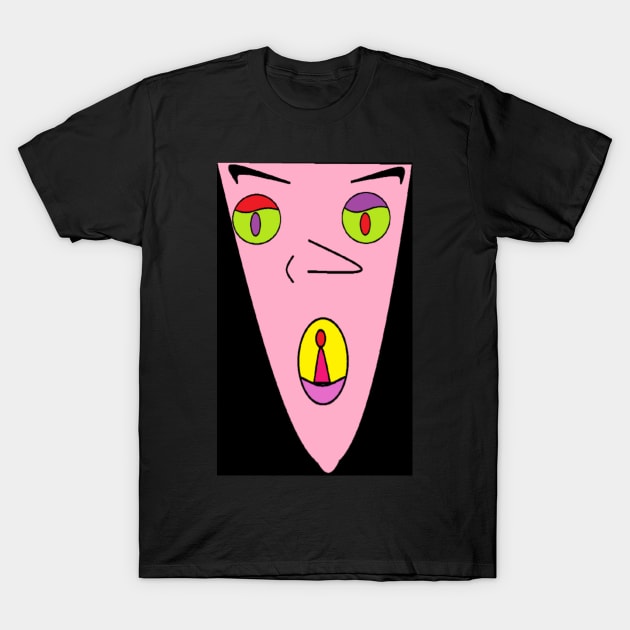 Pink face T-Shirt by Ivana888